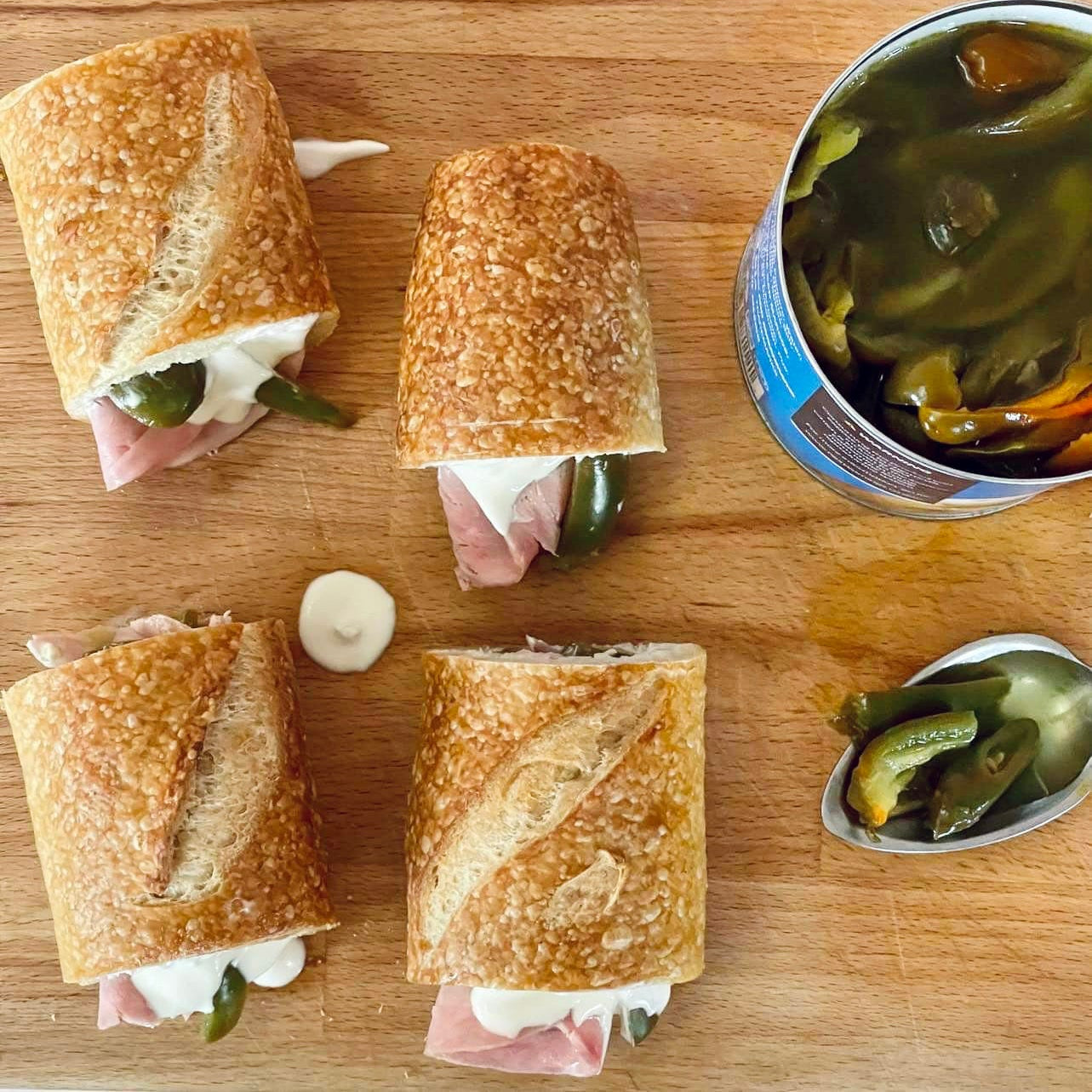 Bolillo with Ham